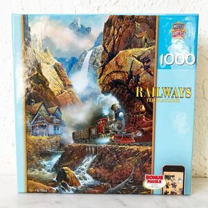 Pandora Rail Railways Puzzle Ted Blaylock MasterPieces 1000 Pieces - Complete